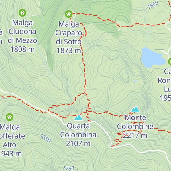 Map of Bivacco Giovanni Grazzini
