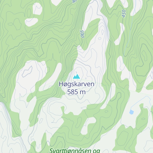 Map of Høgskarven