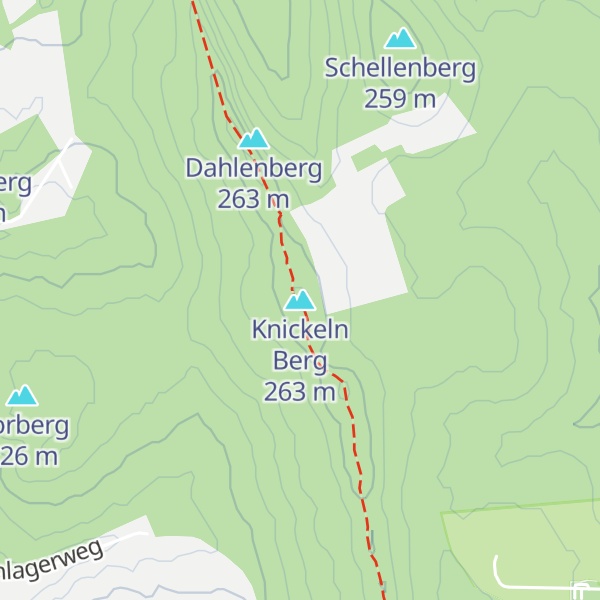 Map of Knickeln Berg