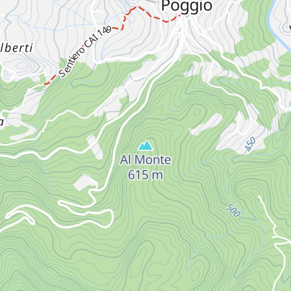 Map of Al Monte