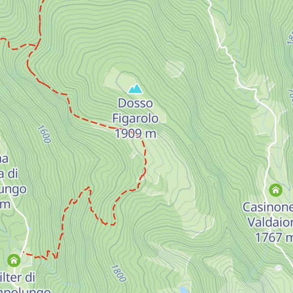 Map of Malga Figarolo Superiore