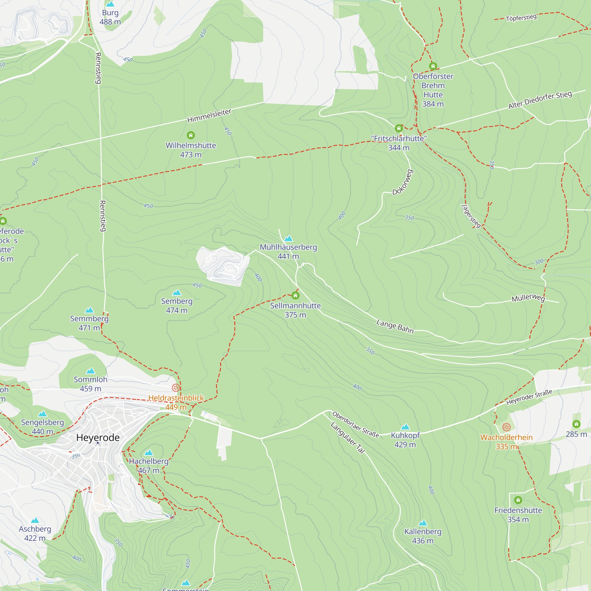 Sellmannhütte map