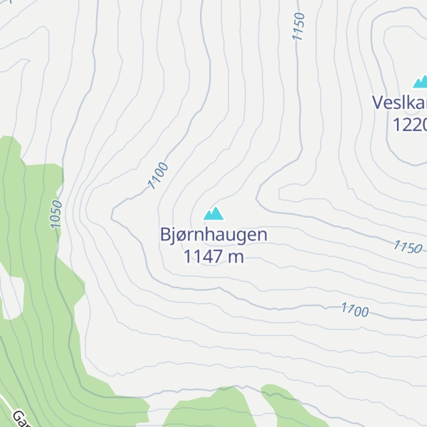 Map of Bjørnhaugen