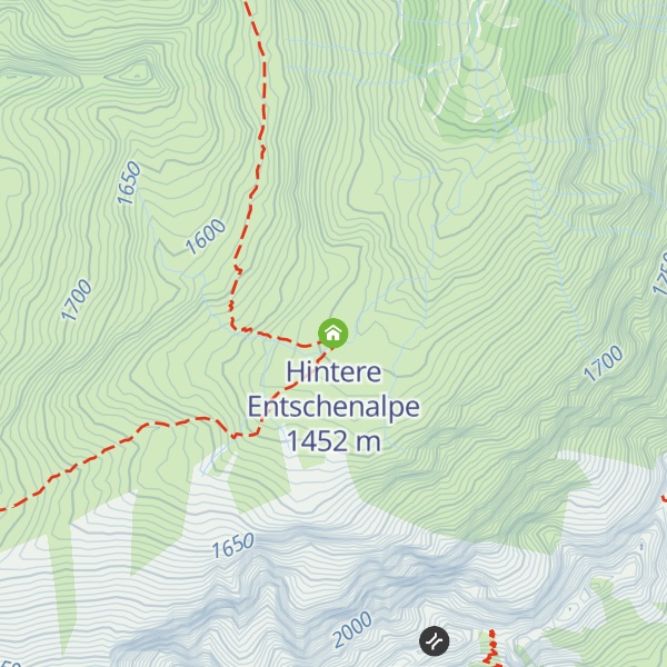 Map of Hintere Entschenalpe