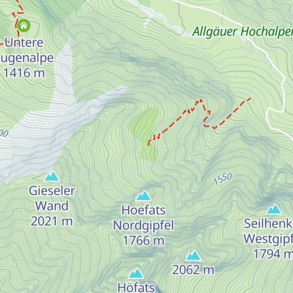 Map of Rauherhalshütte