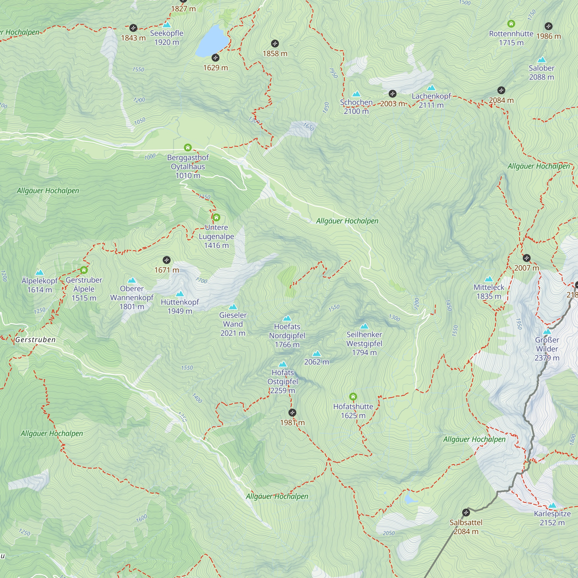 Rauherhalshütte map