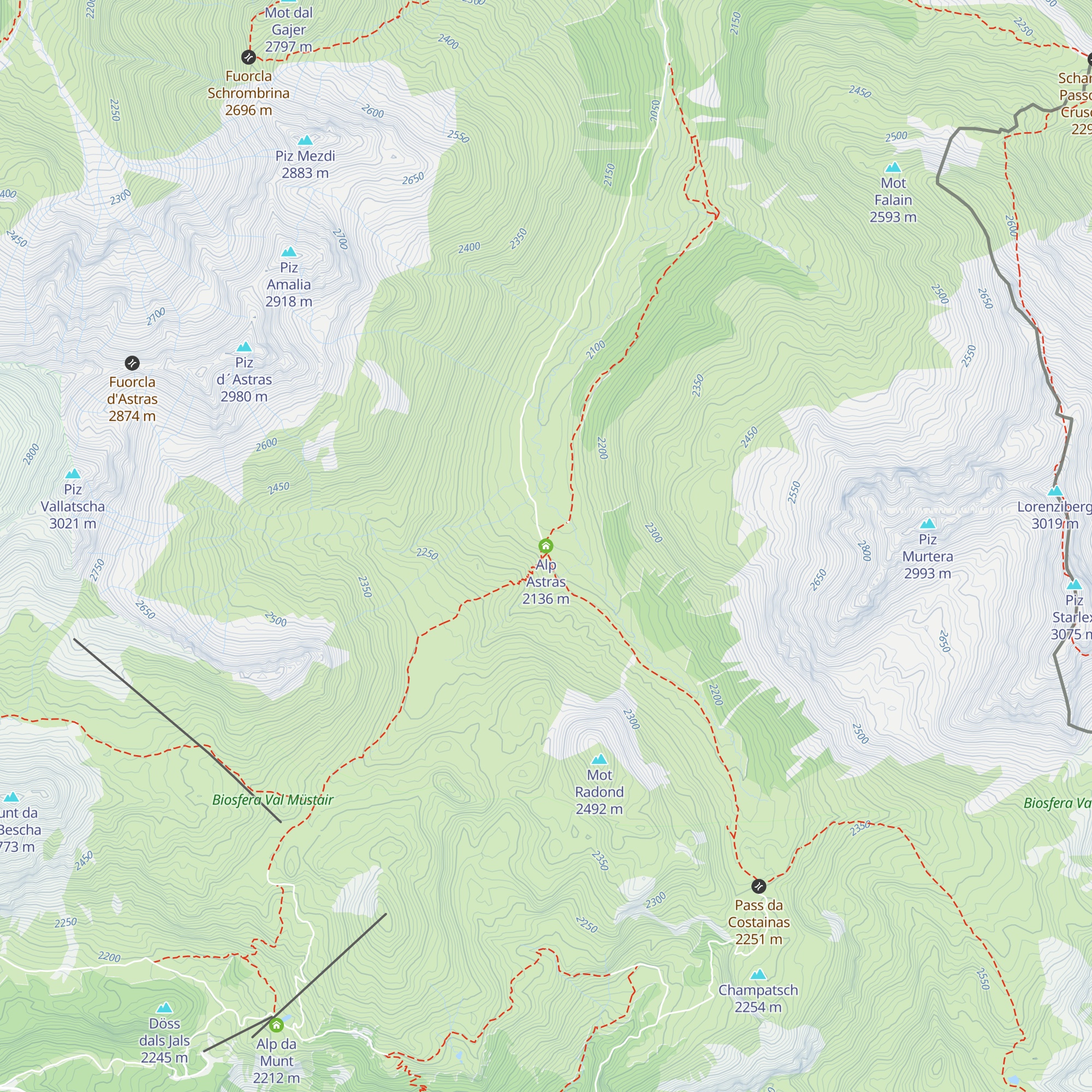 Alp Astras map