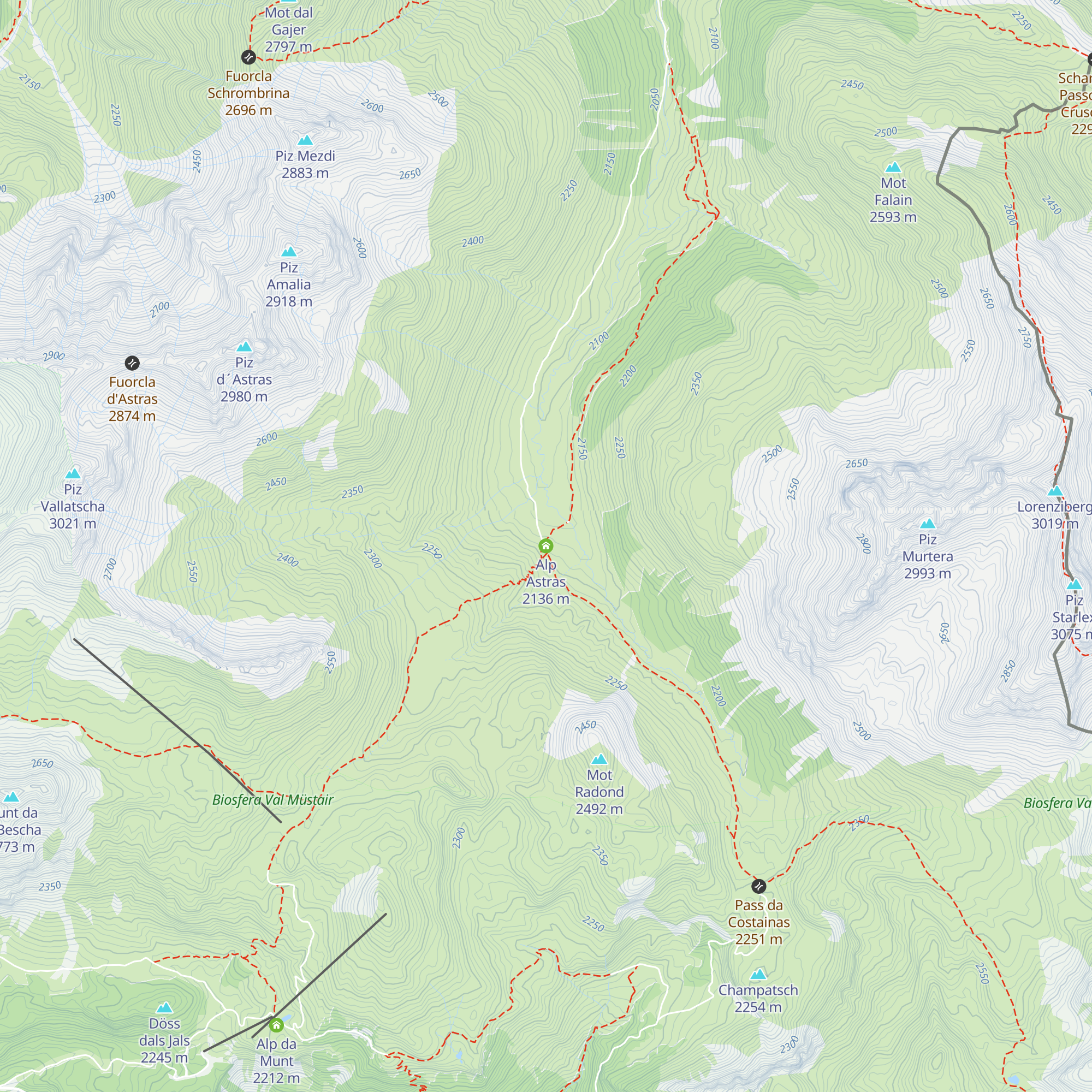 Alp Astras map