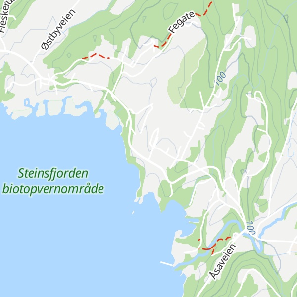 Map of Friluftshuset i Åsa