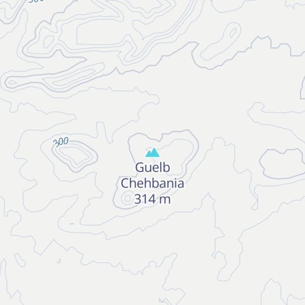 Map of Guelb Chehbania