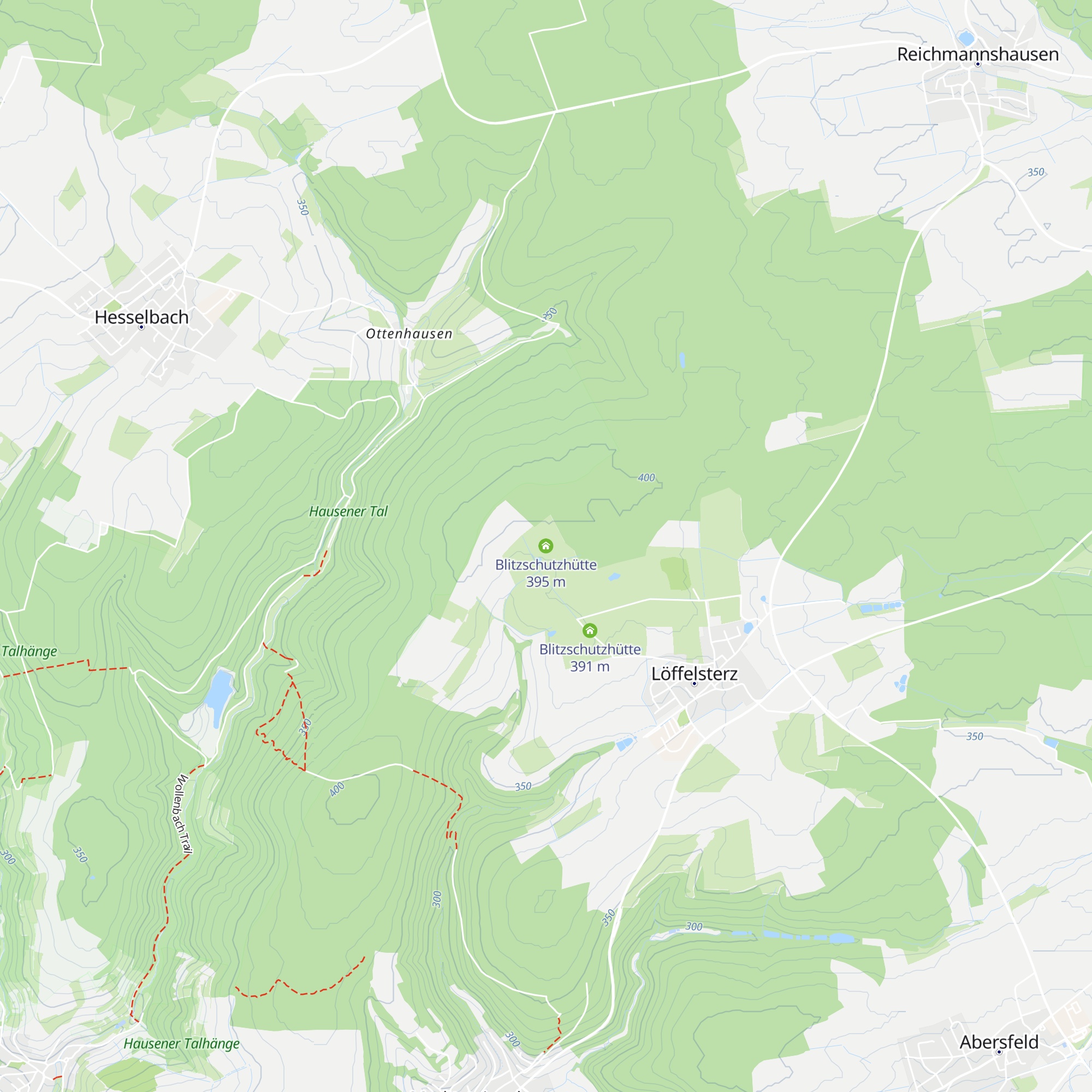 Blitzschutzhütte map