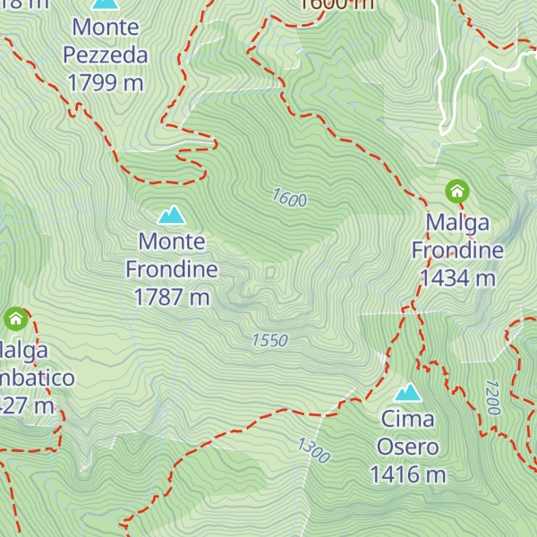 Map of Monte Tigaldine