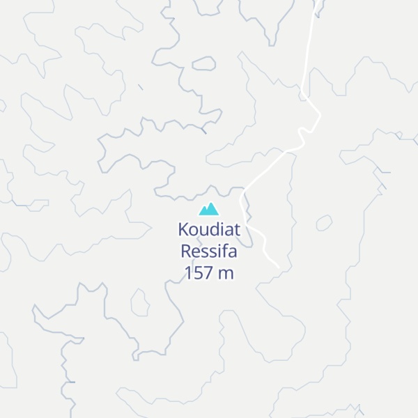 Map of Koudiat Ressifa