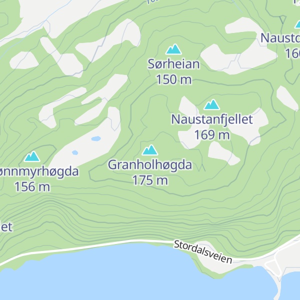 Map of Granholhøgda