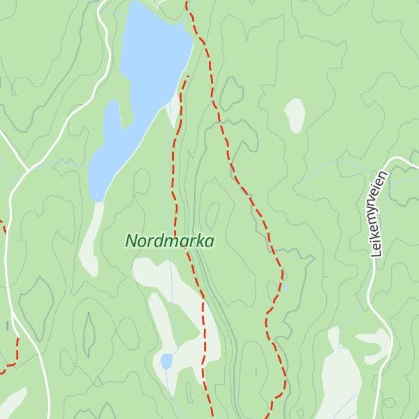 Map of Rønningsåsen