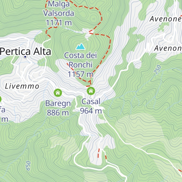 Map of Casal
