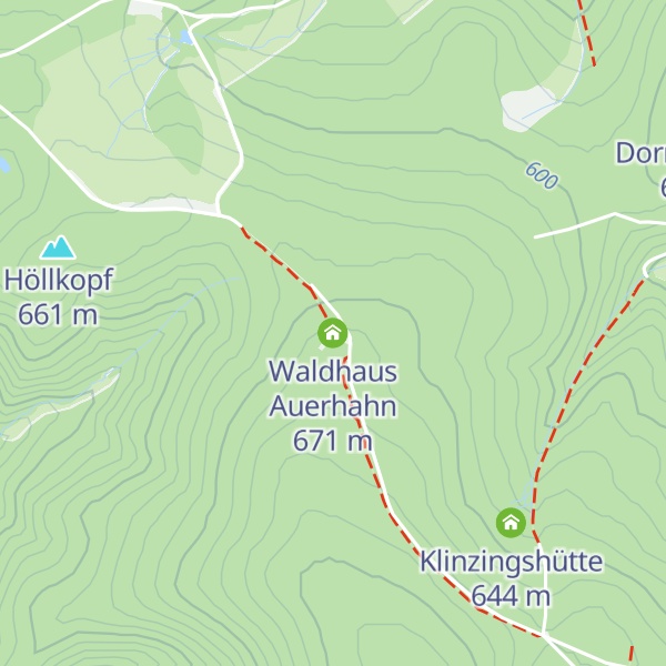 Map of Waldhaus Auerhahn