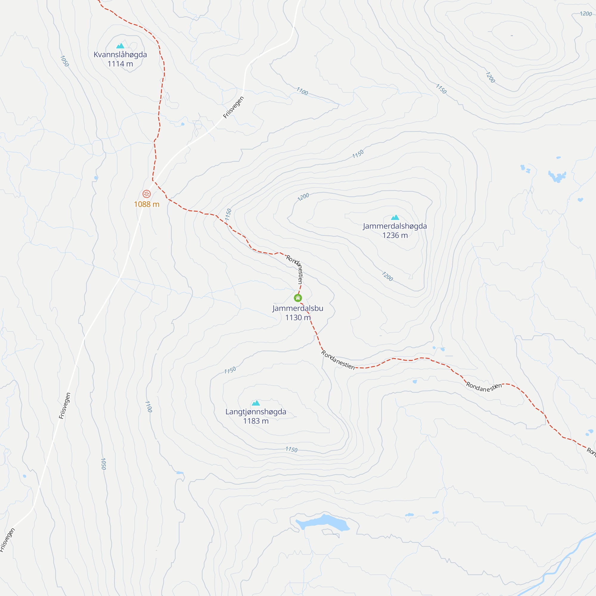 Jammerdalsbu map