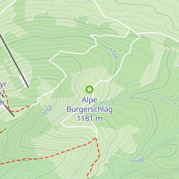 Map of Alpe Burgerschläg