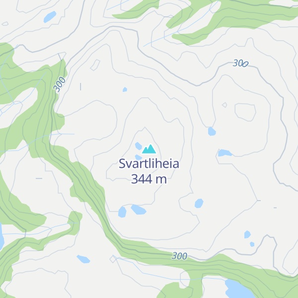 Map of Svartliheia