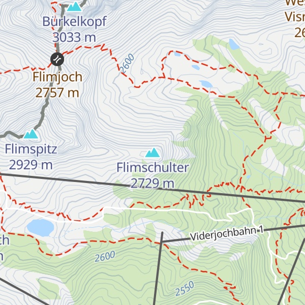 Map of Flimschulter