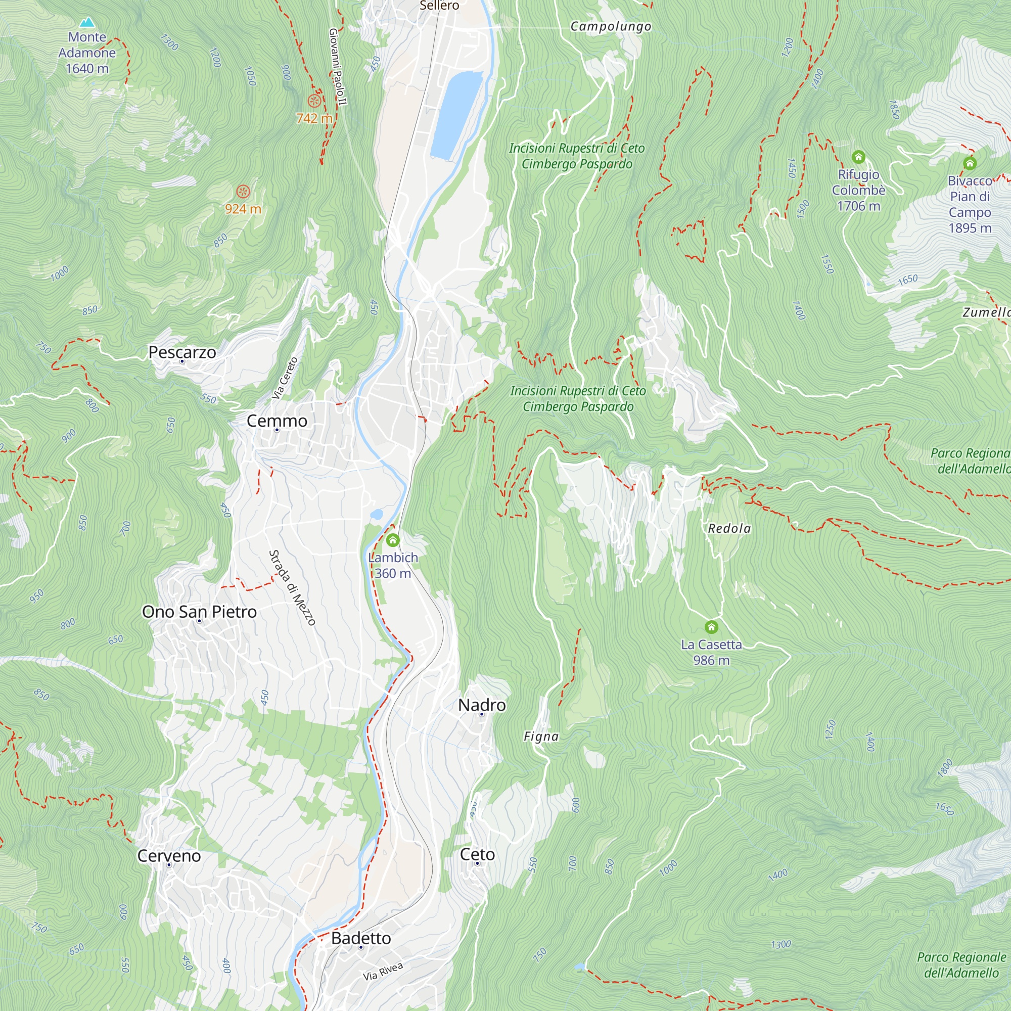 Foresteria della Riserva map