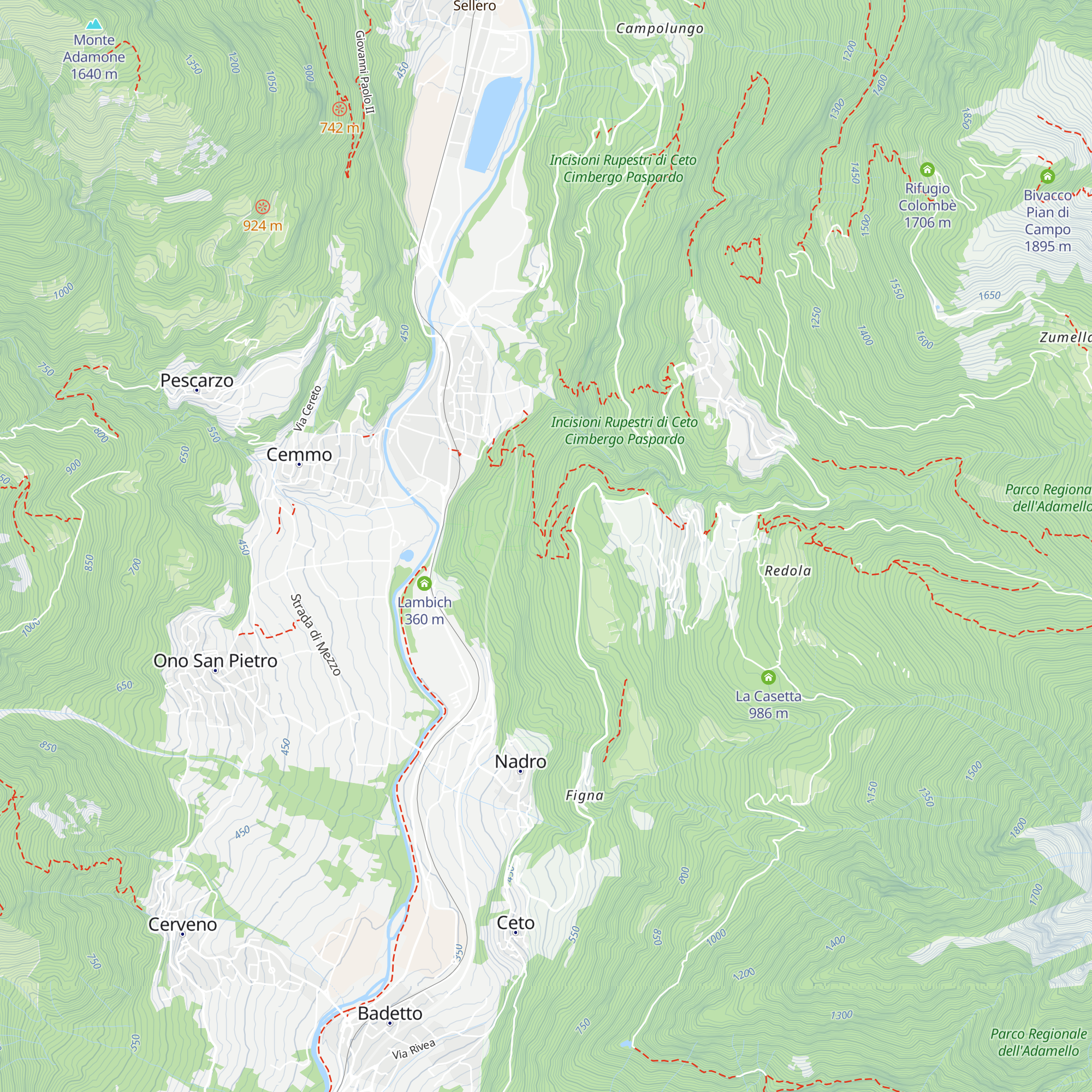 Foresteria della Riserva map