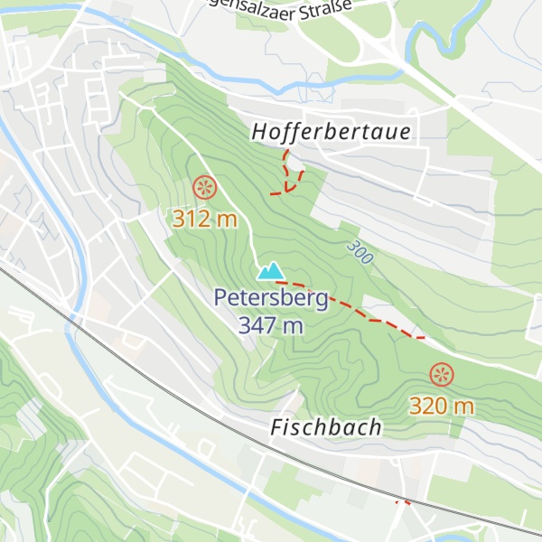 Map of Petersberg