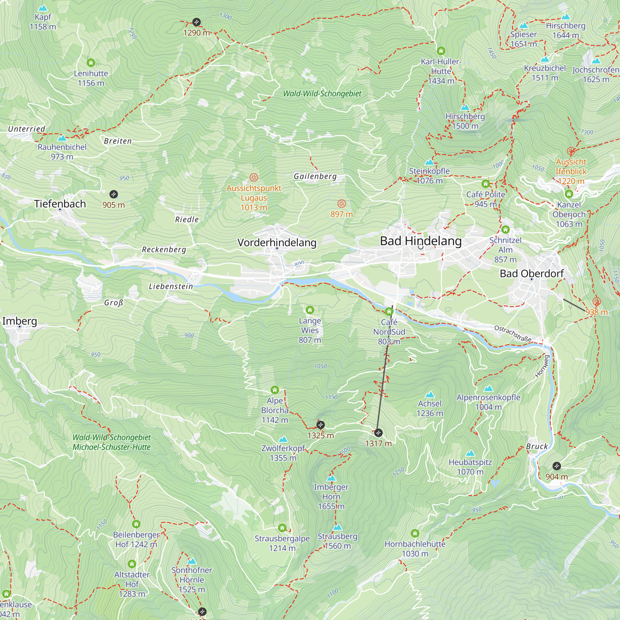Lange Wies map
