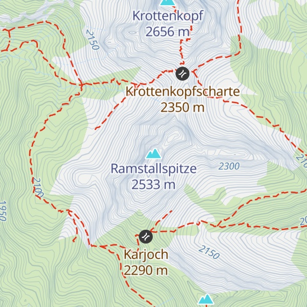 Map of Ramstallspitze