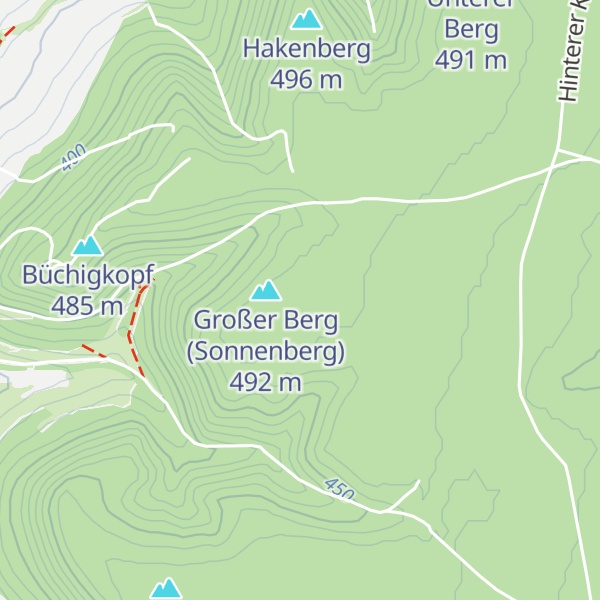 Map of Kiesbachhütte