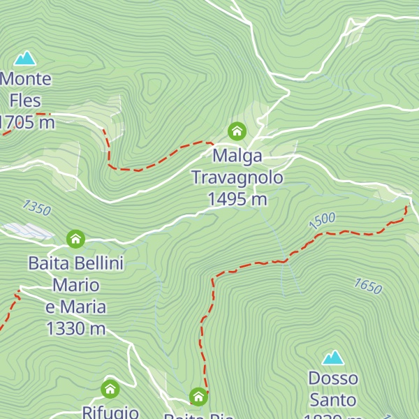 Map of Presa Travagnolo