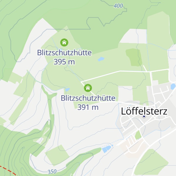 Map of Blitzschutzhütte
