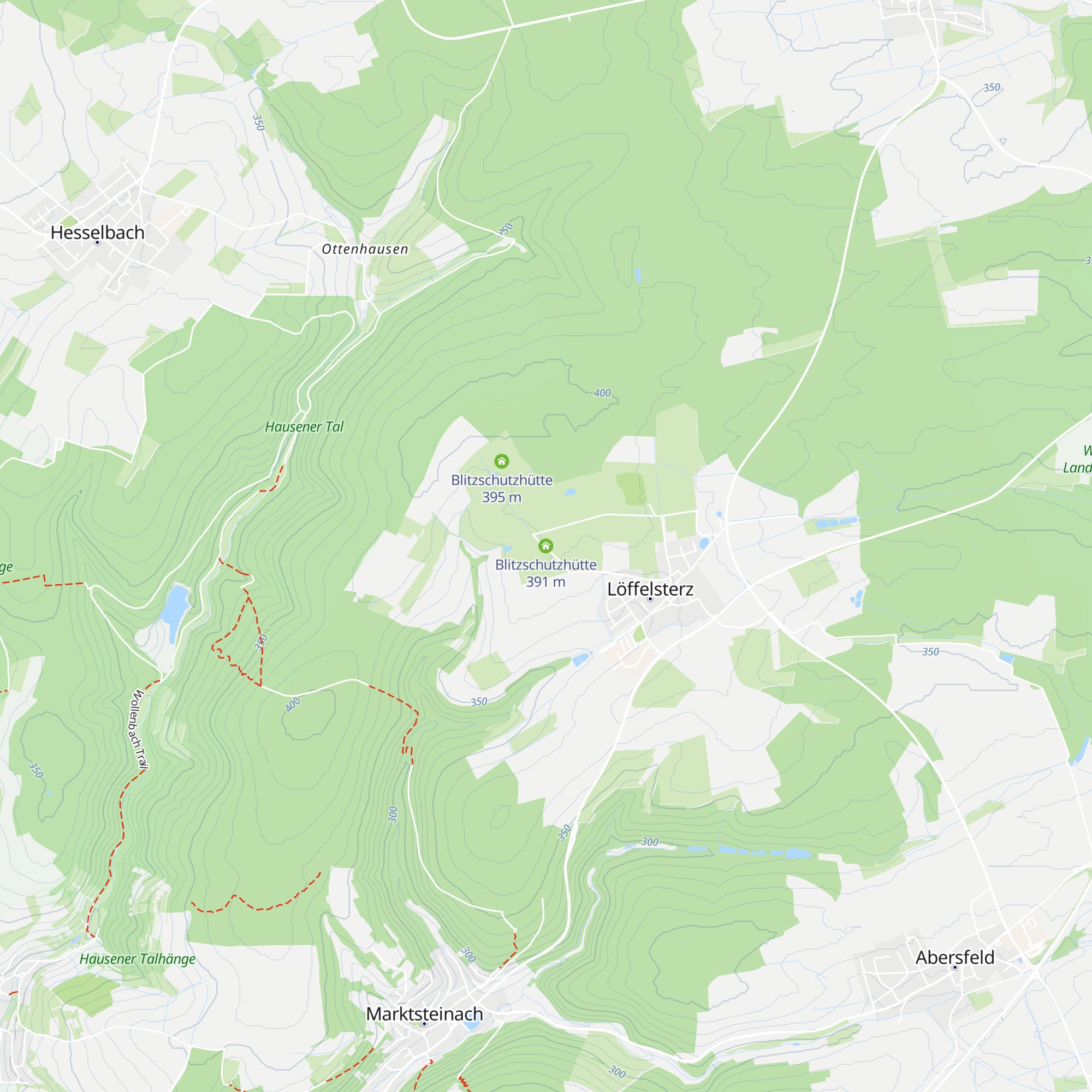 Blitzschutzhütte map