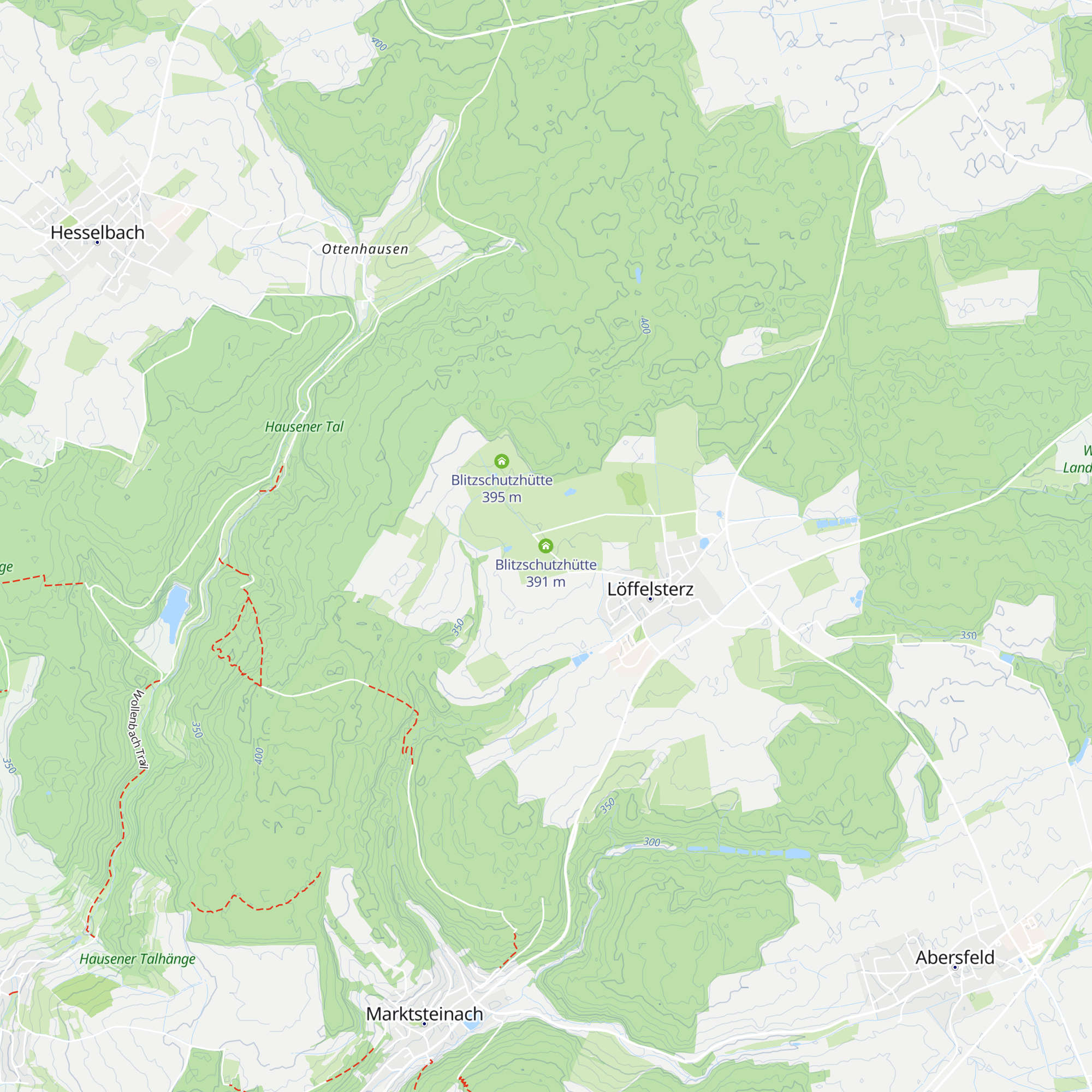 Blitzschutzhütte map