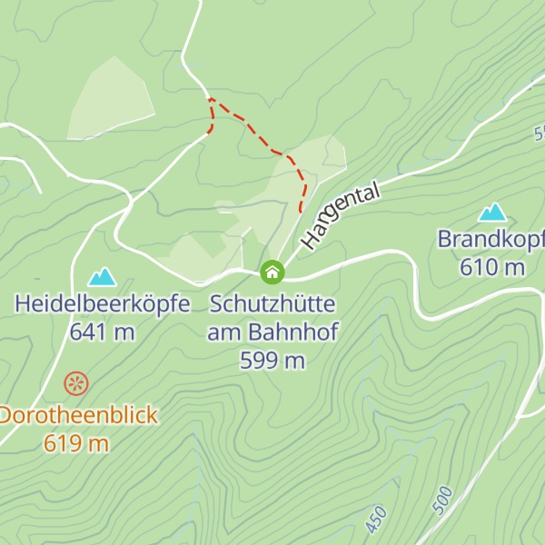 Map of Schutzhütte am Bahnhof