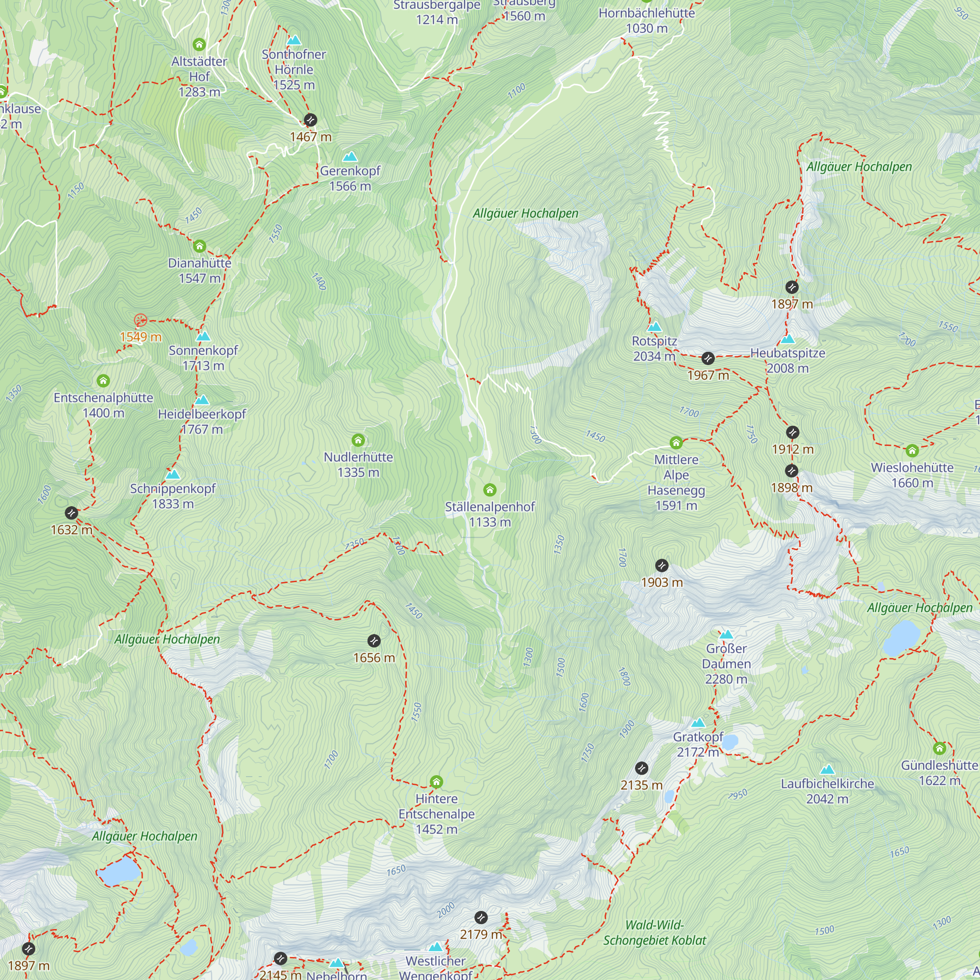 Ställenalpenhof map