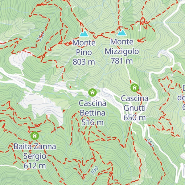 Map of Cascina Bettina