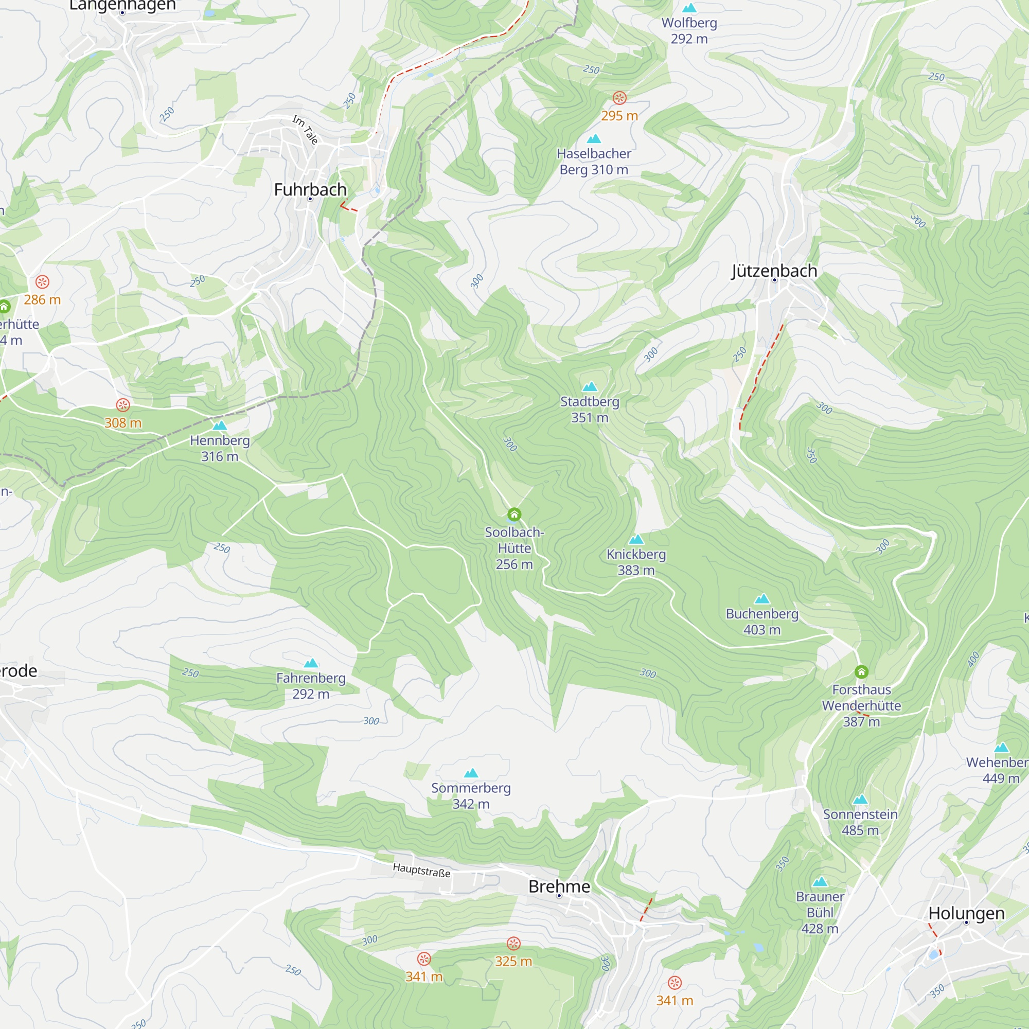 Soolbach-Hütte map
