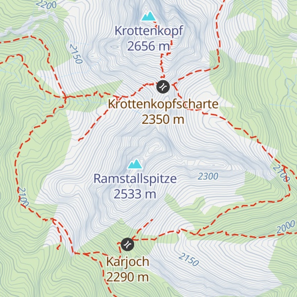 Map of Ramstallkopf