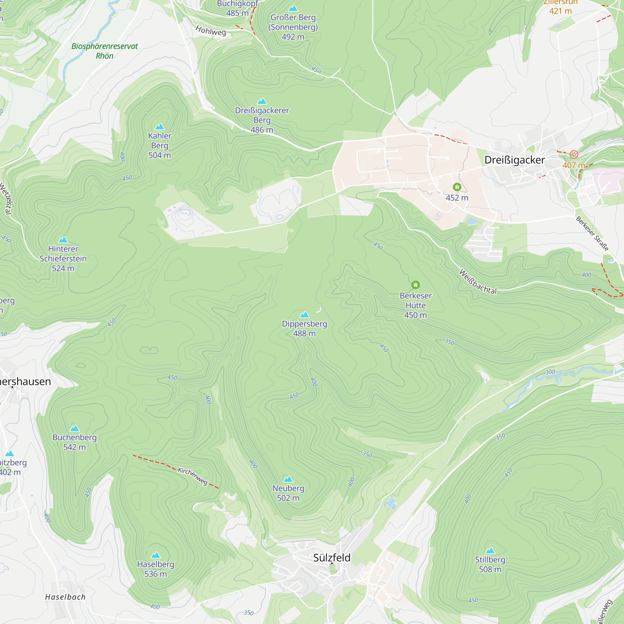Forsthütte Waldhaus map