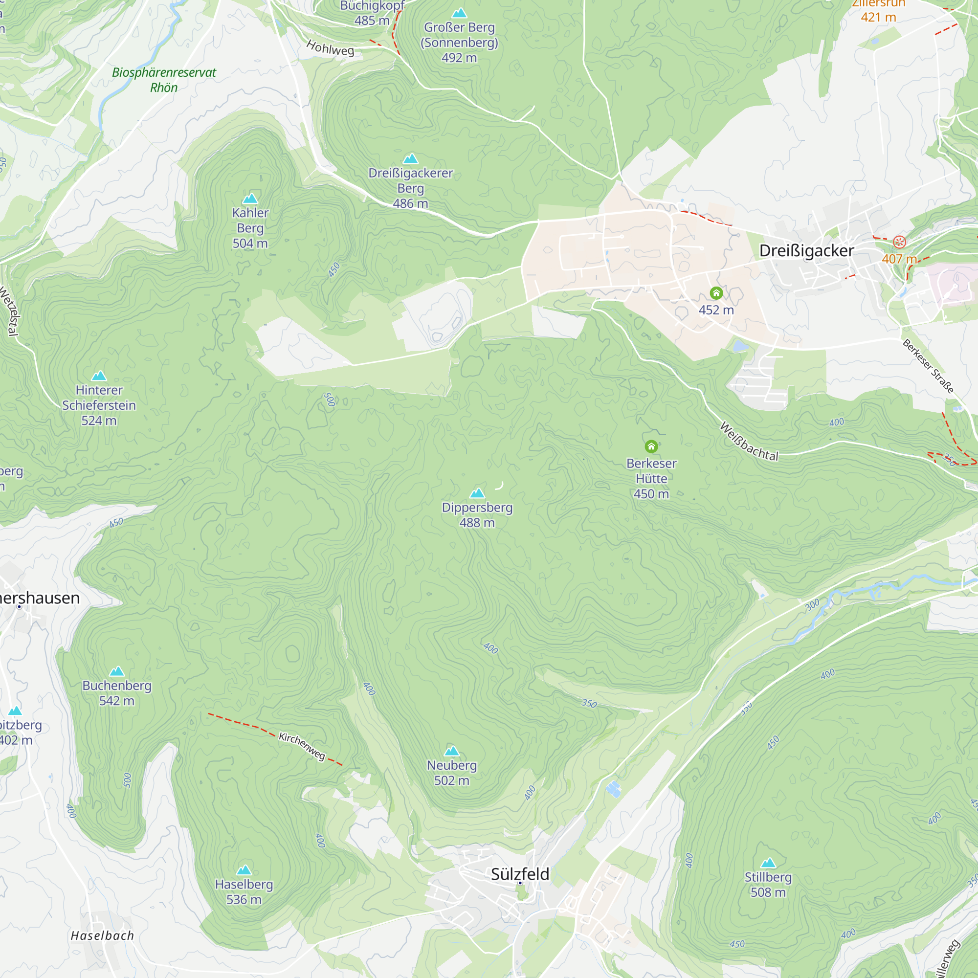 Forsthütte Waldhaus map