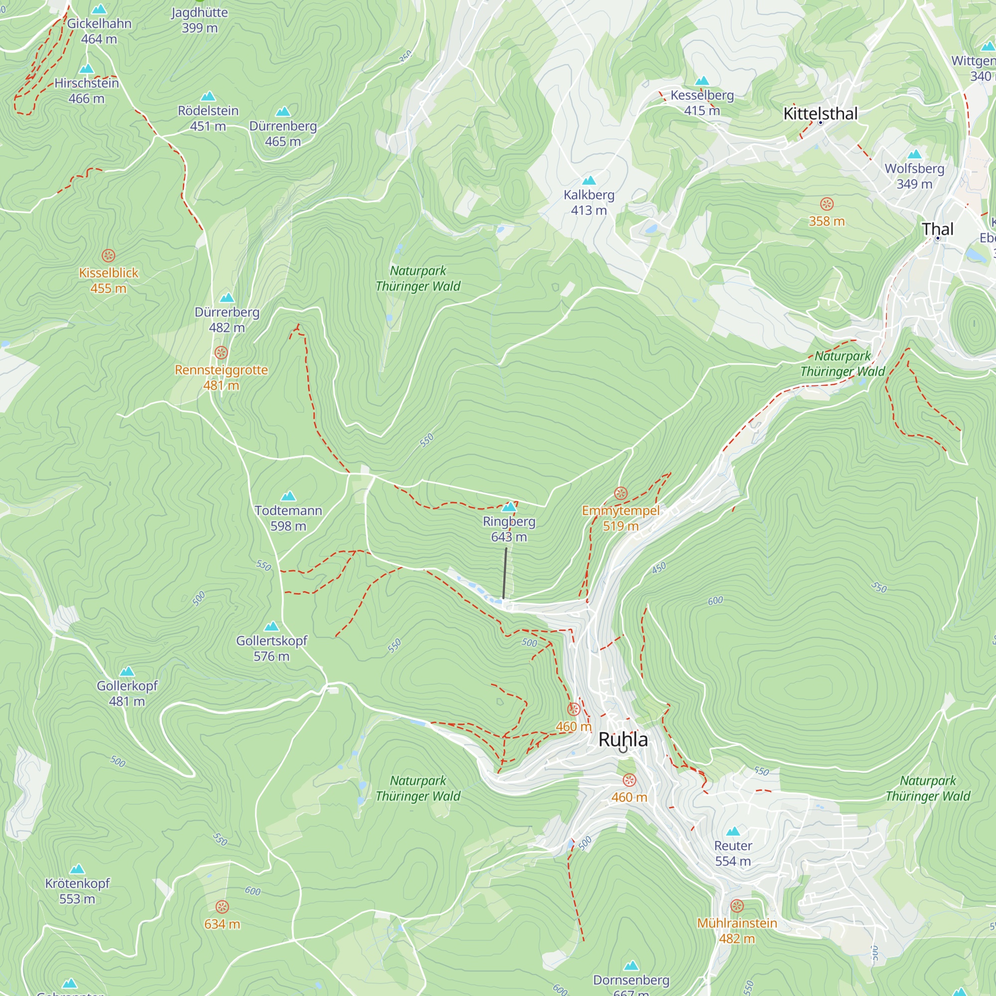 Alexanderhütte map