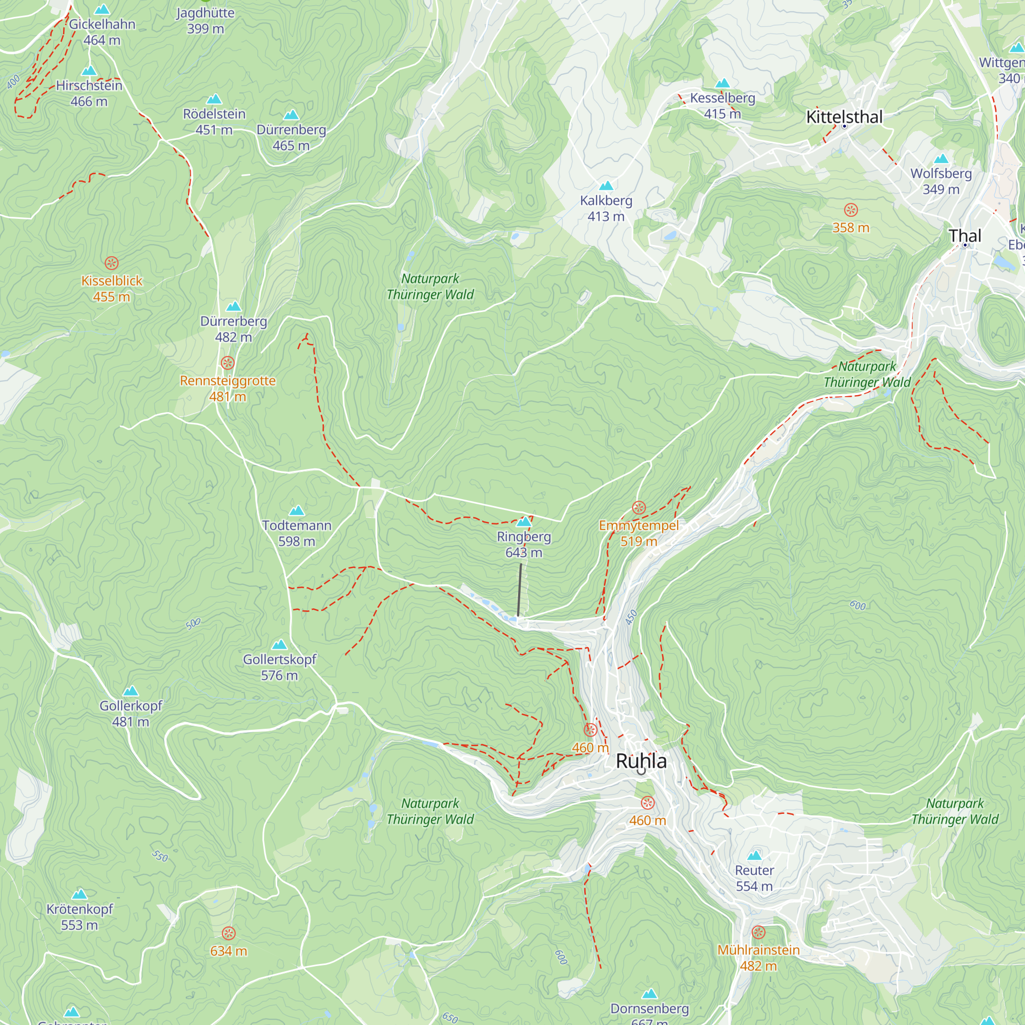 Alexanderhütte map
