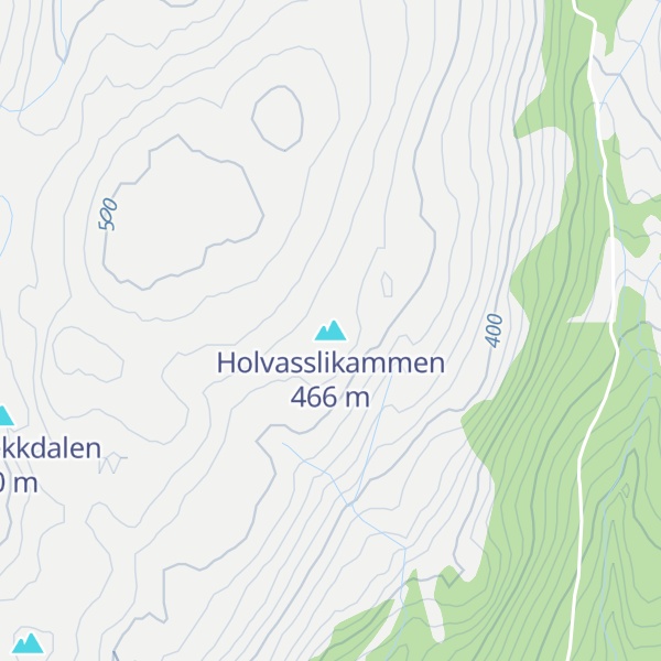Map of Holvasslikammen