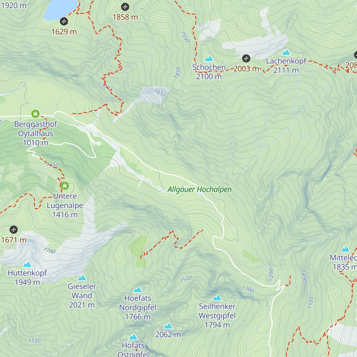 Gutenalpe map