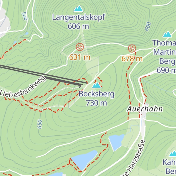 Map of Bocksberghütte