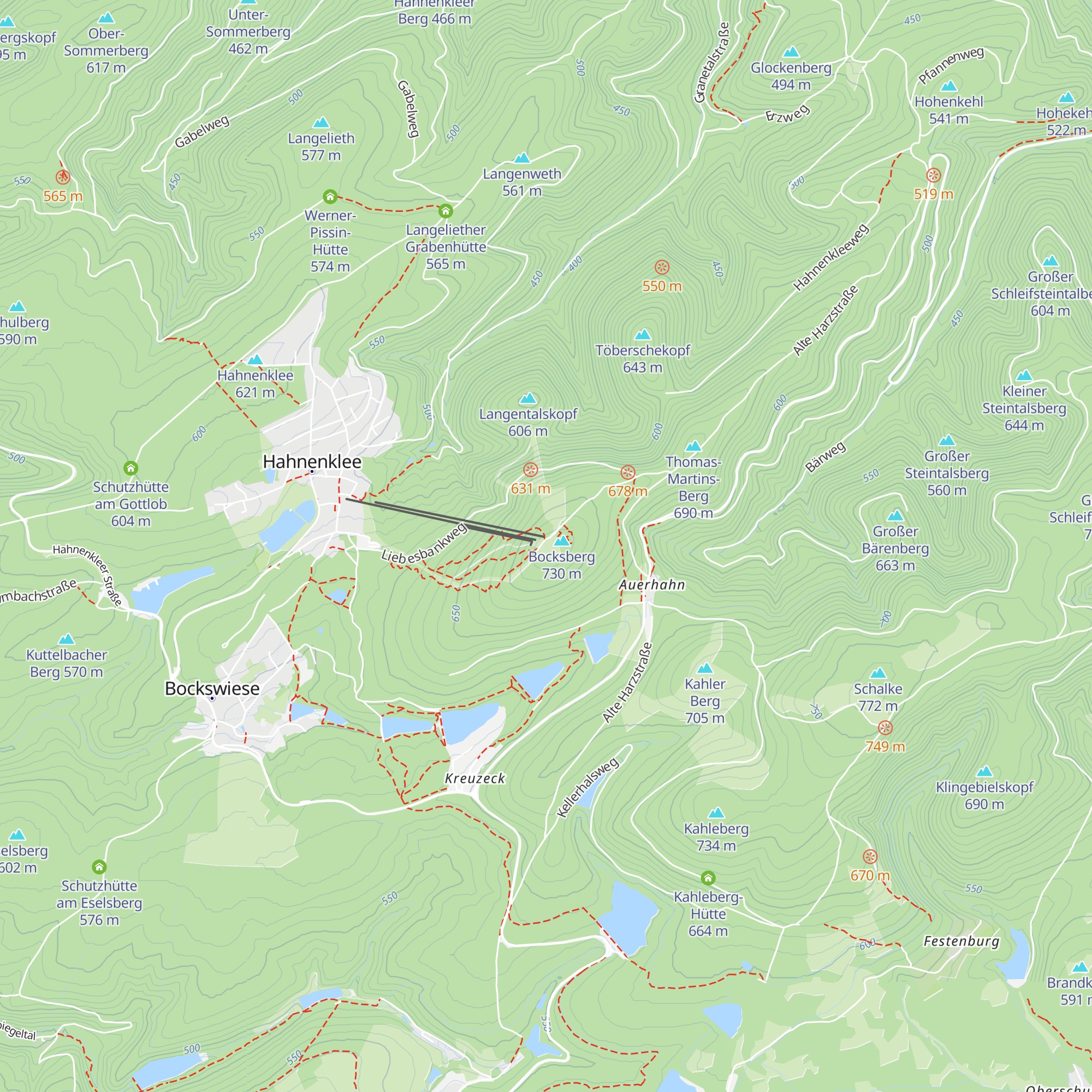 Bocksberghütte map