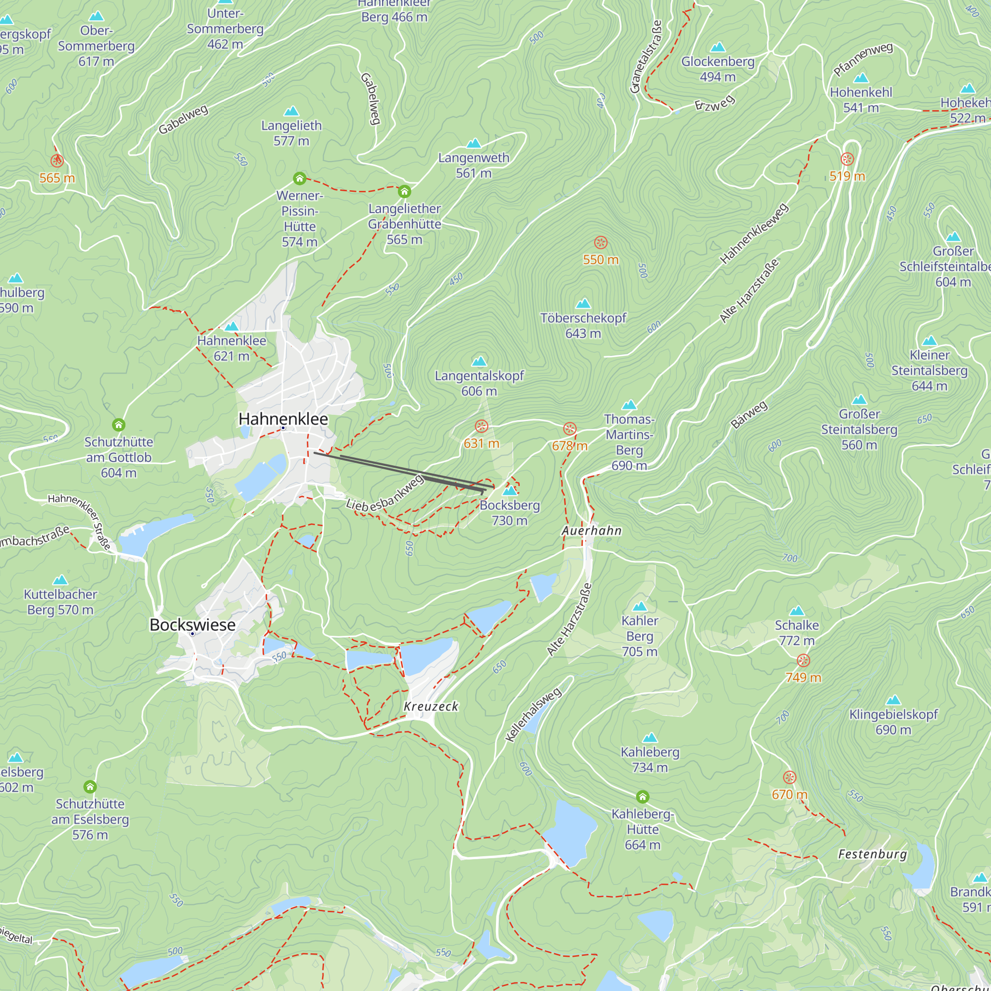 Bocksberghütte map