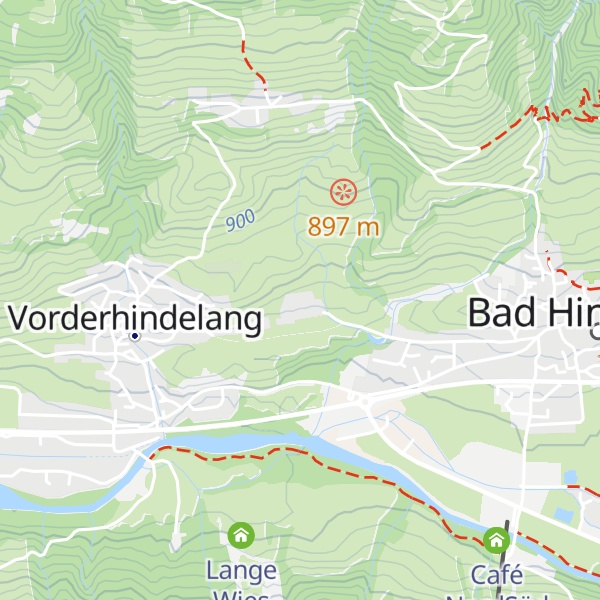 Map of Die Gams
